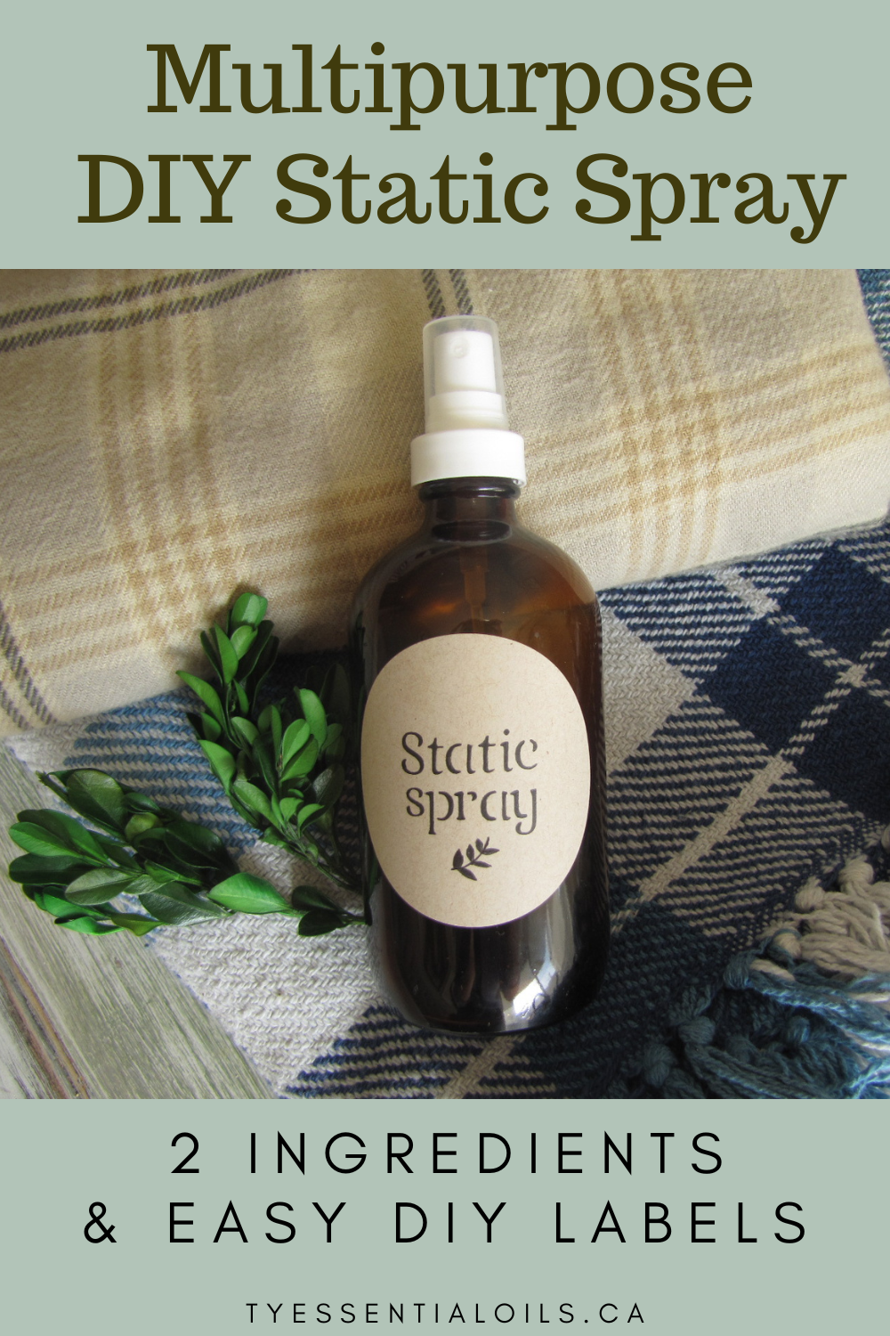 DIY Anti Static Spray and Getting Rid of Static Cling - Suburbia Unwrapped